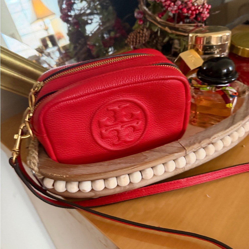 Tory Burch Vibrant Red Crossbody Bag